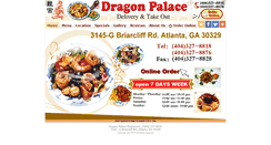 Desktop Screenshot of dragonpalaceatlanta.com